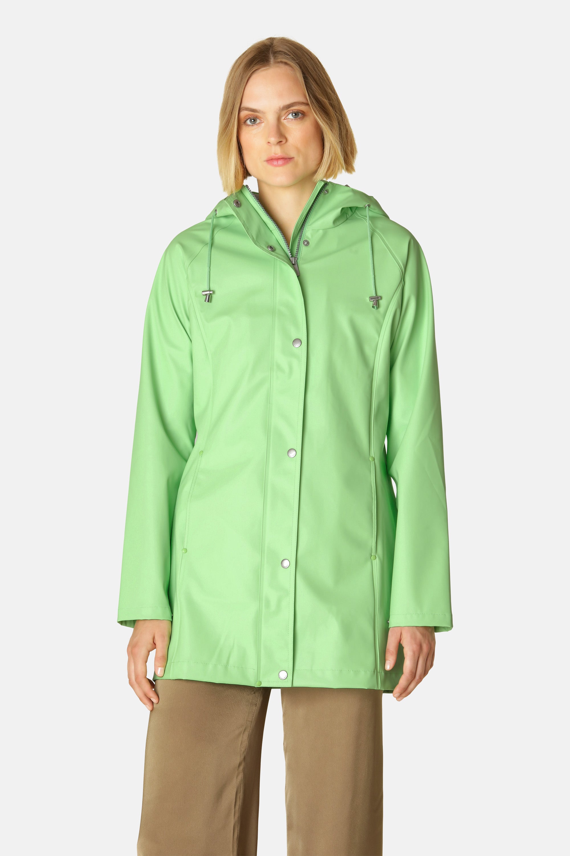 Ilse Jacobsen Hornbæk Rain Regenmantel Raincoat 495 Bright Green